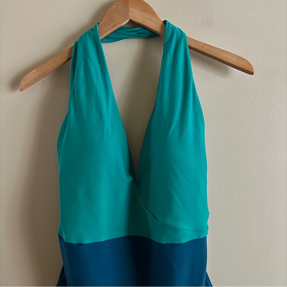SUMMERSALT Deep Dive Sea/Teal Swimsuit NWT Sz 12 - Picture 3 of 7